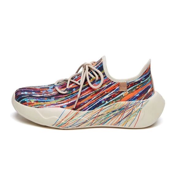 UIN Colorful Striped Women's Sneakers - Picture 5 of 8